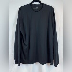 Men's Black Performance Long‎ Sleeve XL